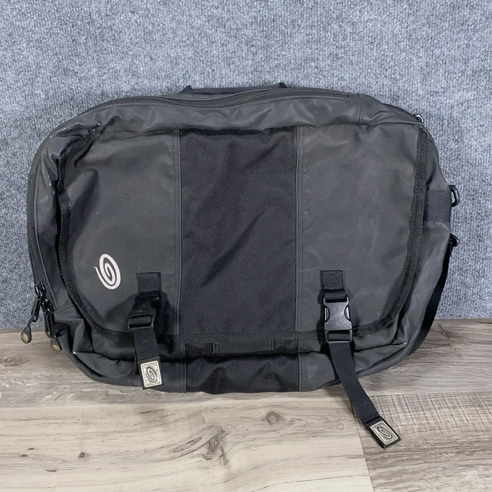 Timbuk2 Black Laptop Travel Duffel‎ Bag Weekender Messenger Crossbody Spacious